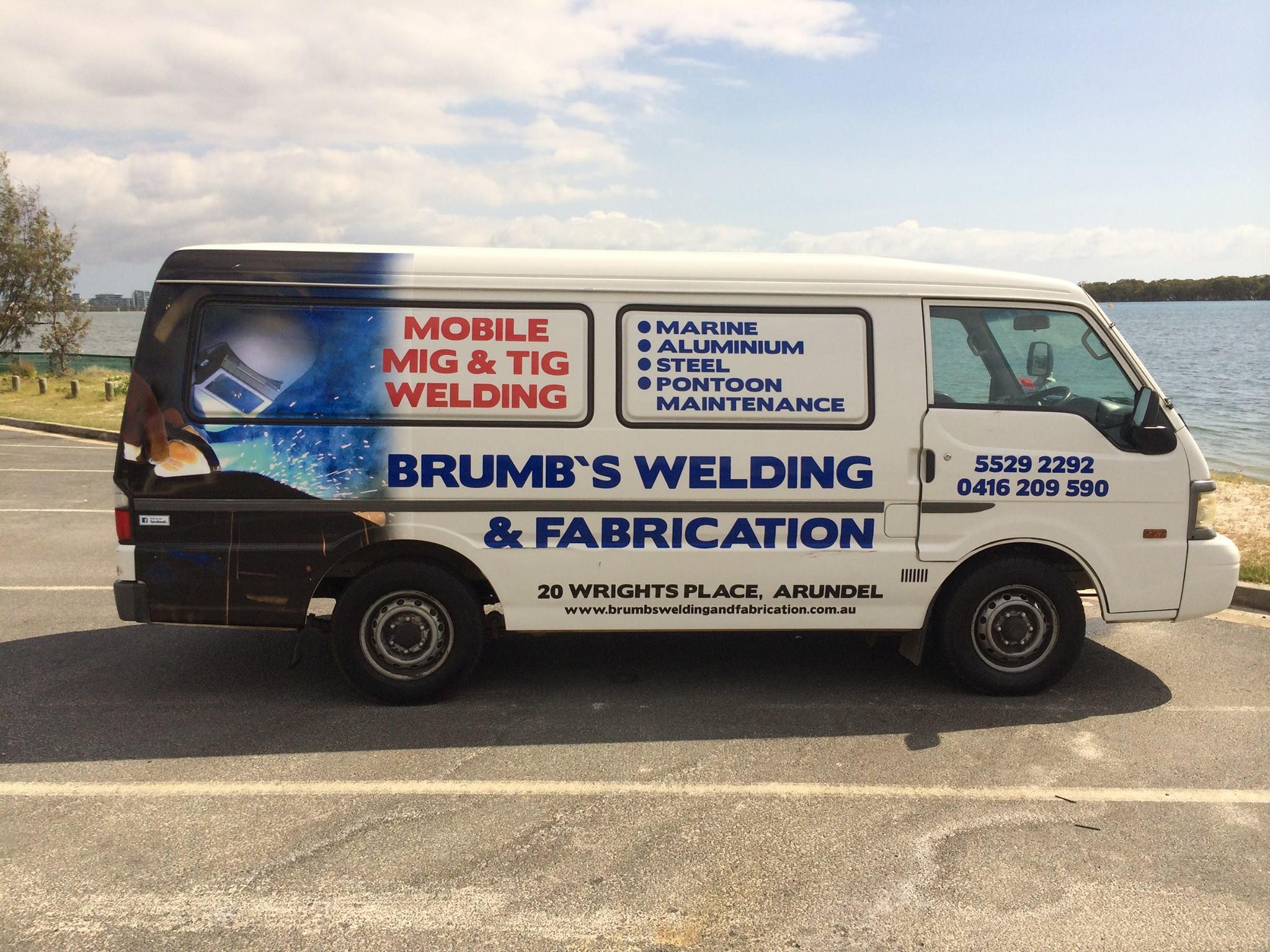 The Brumb's Welding & Fabrication Mobile Van on the Gold Coast